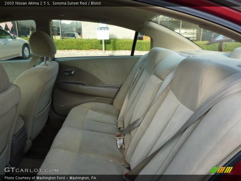 Sonoma Sunset Red / Blond 2003 Nissan Altima 2.5 S