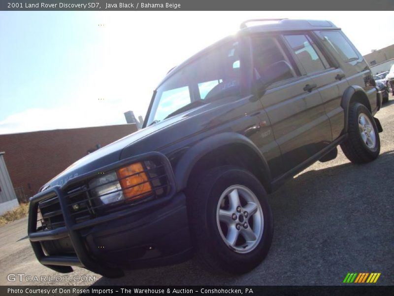 Java Black / Bahama Beige 2001 Land Rover Discovery SD7