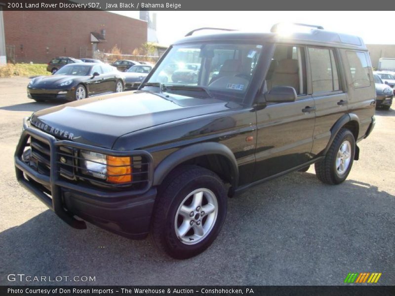 Java Black / Bahama Beige 2001 Land Rover Discovery SD7