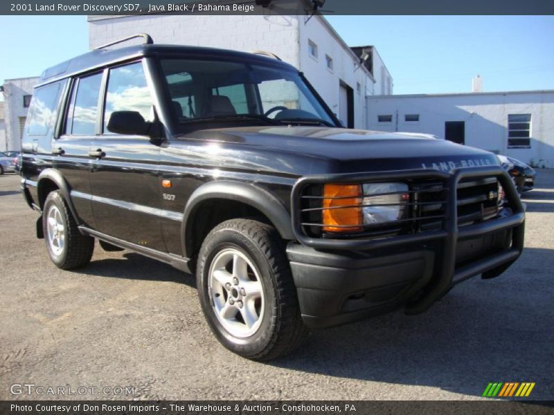 Java Black / Bahama Beige 2001 Land Rover Discovery SD7