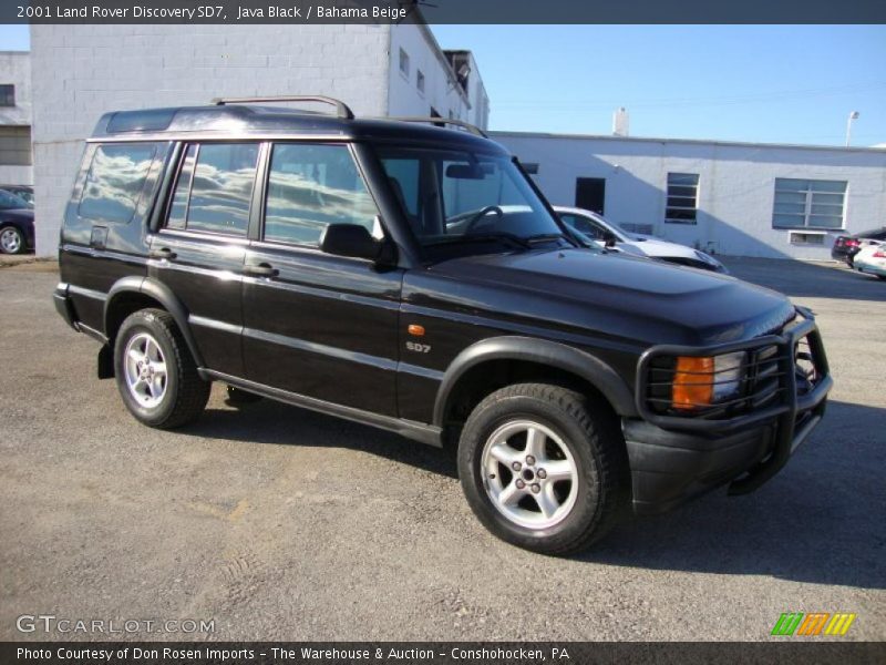 Java Black / Bahama Beige 2001 Land Rover Discovery SD7