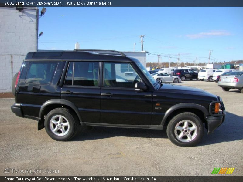 Java Black / Bahama Beige 2001 Land Rover Discovery SD7
