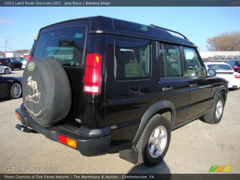Java Black / Bahama Beige 2001 Land Rover Discovery SD7
