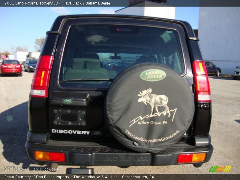 Java Black / Bahama Beige 2001 Land Rover Discovery SD7