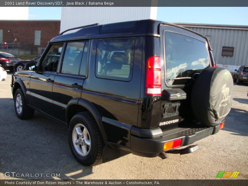 Java Black / Bahama Beige 2001 Land Rover Discovery SD7