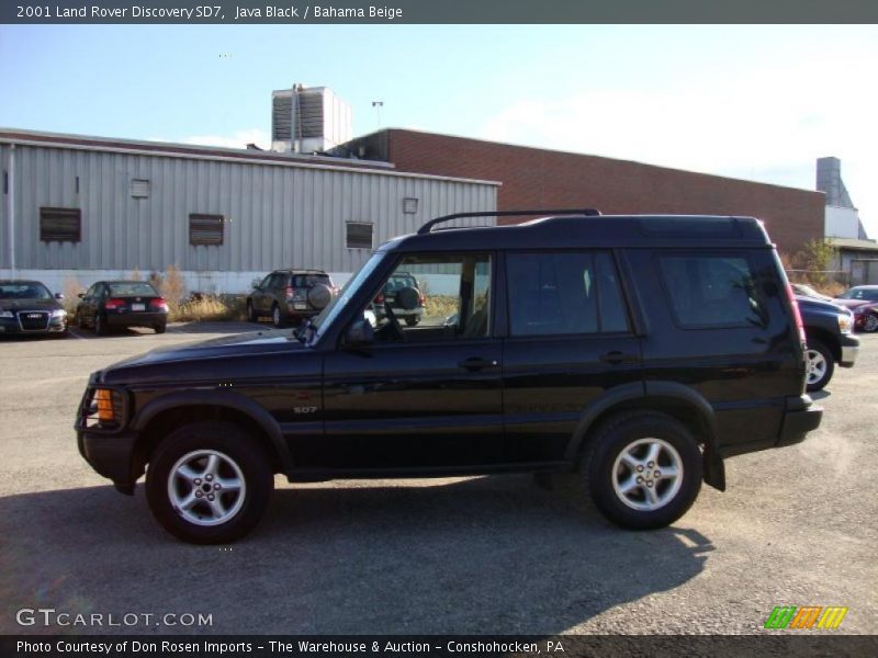 Java Black / Bahama Beige 2001 Land Rover Discovery SD7