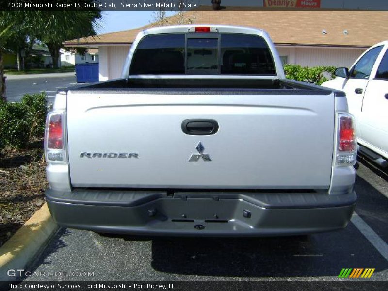 Sierra Silver Metallic / Slate 2008 Mitsubishi Raider LS Double Cab