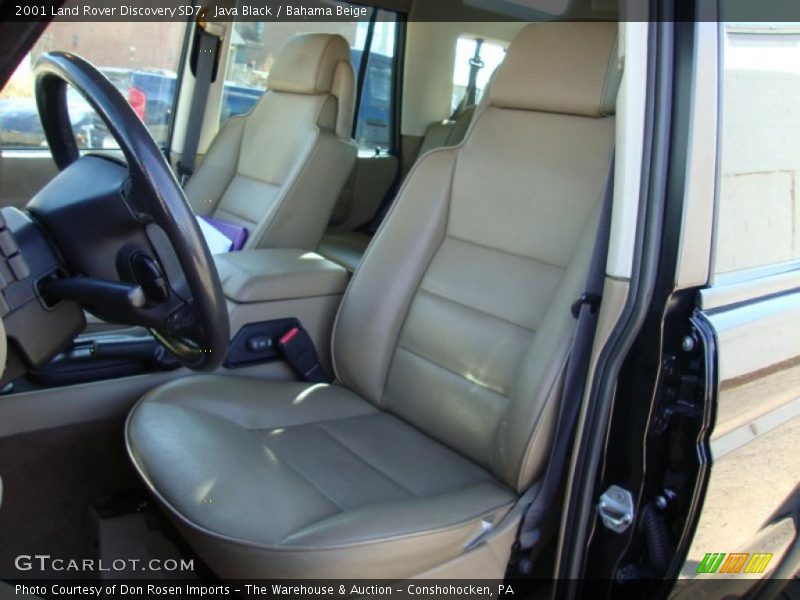 Java Black / Bahama Beige 2001 Land Rover Discovery SD7