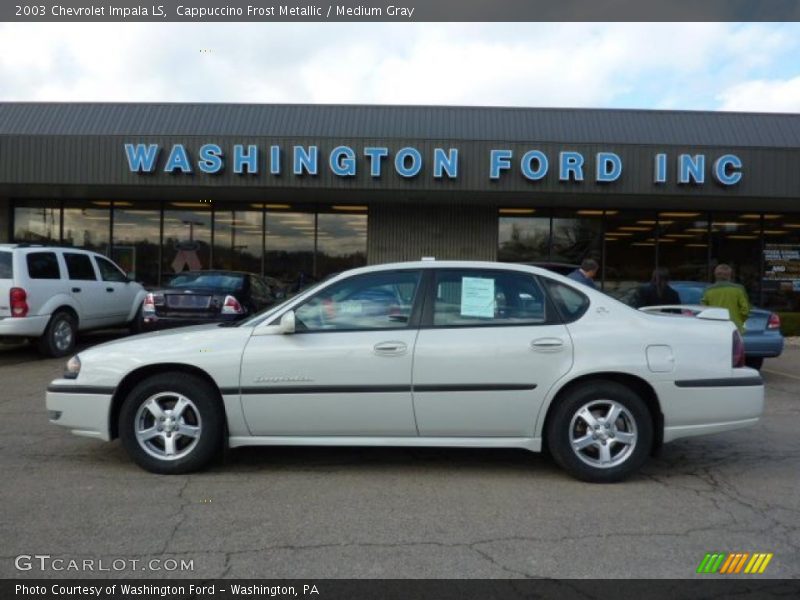 Cappuccino Frost Metallic / Medium Gray 2003 Chevrolet Impala LS
