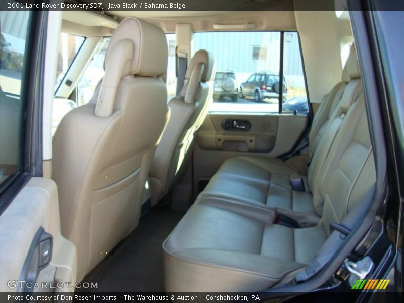 Java Black / Bahama Beige 2001 Land Rover Discovery SD7