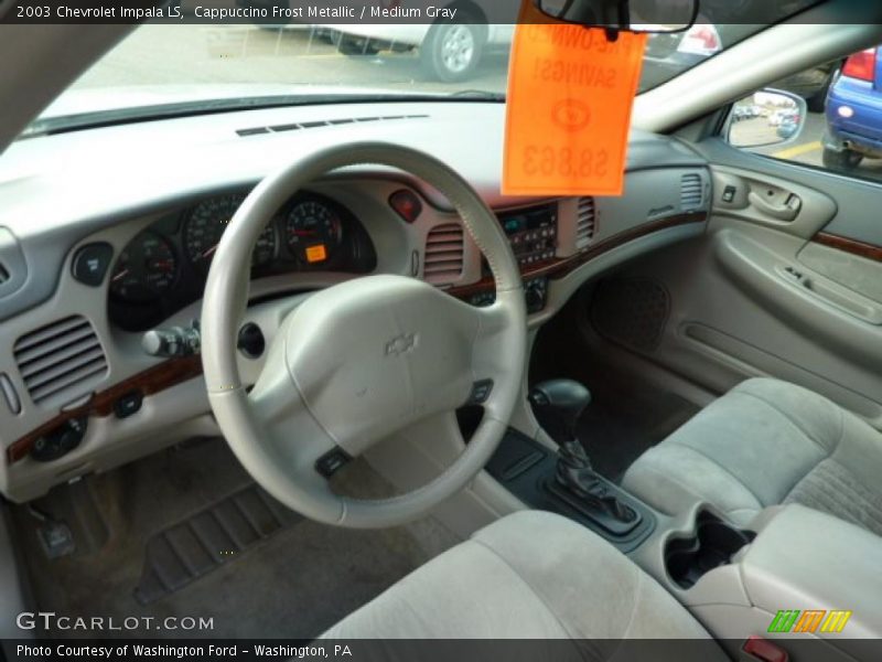 Cappuccino Frost Metallic / Medium Gray 2003 Chevrolet Impala LS