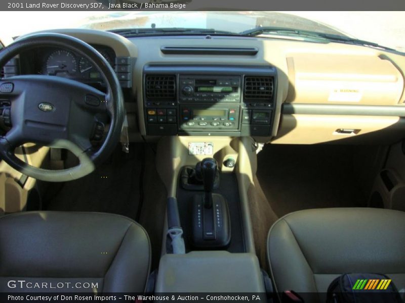 Java Black / Bahama Beige 2001 Land Rover Discovery SD7