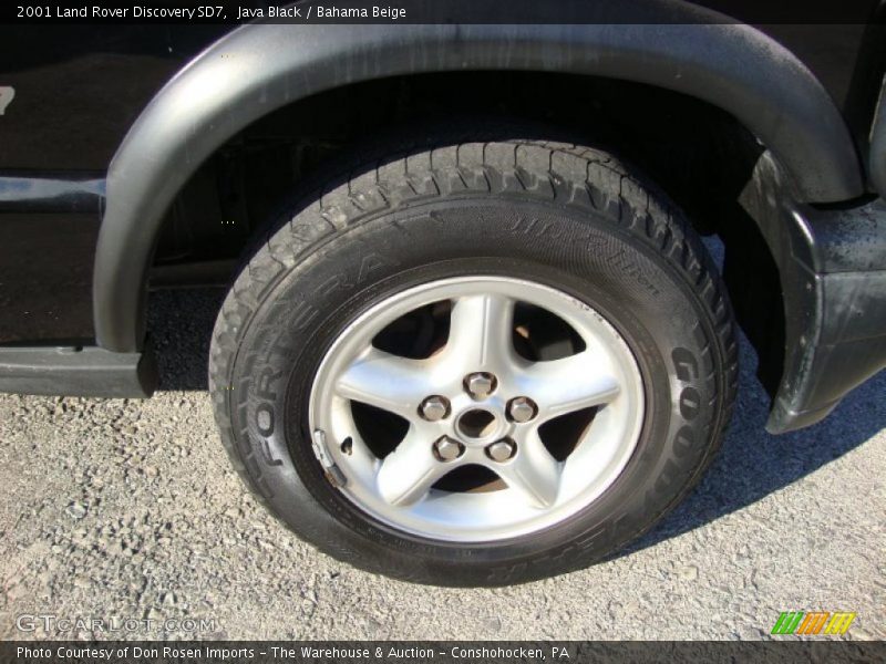 Java Black / Bahama Beige 2001 Land Rover Discovery SD7