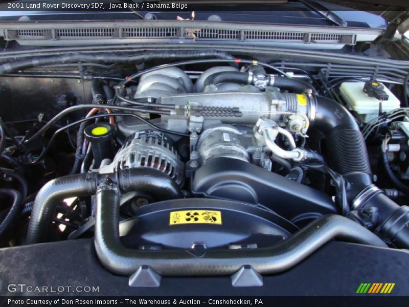 Java Black / Bahama Beige 2001 Land Rover Discovery SD7