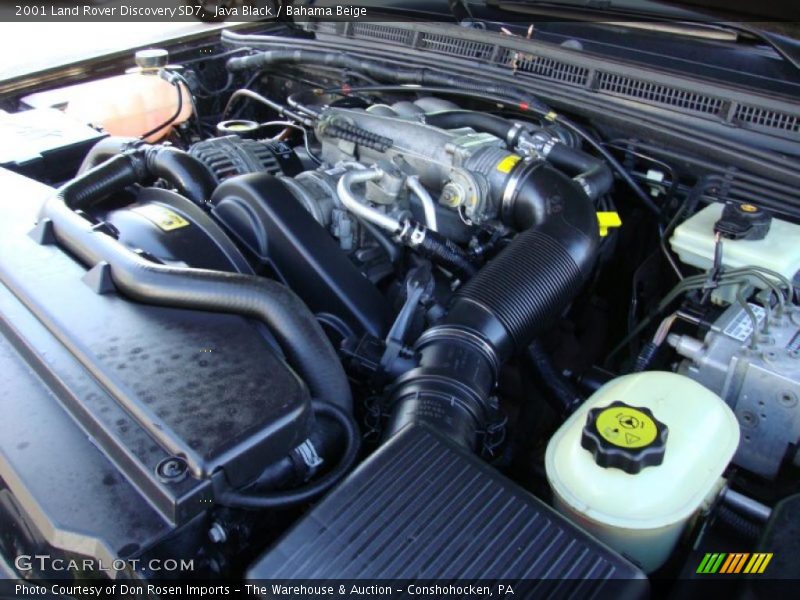 Java Black / Bahama Beige 2001 Land Rover Discovery SD7