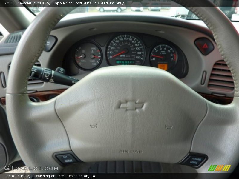 Cappuccino Frost Metallic / Medium Gray 2003 Chevrolet Impala LS