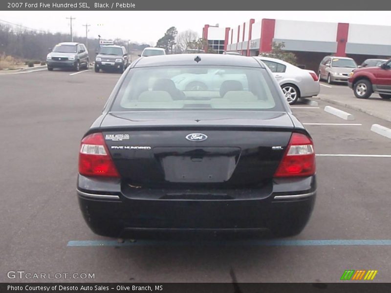 Black / Pebble 2007 Ford Five Hundred SEL