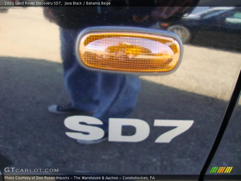 Java Black / Bahama Beige 2001 Land Rover Discovery SD7