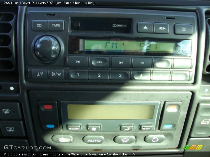 Java Black / Bahama Beige 2001 Land Rover Discovery SD7