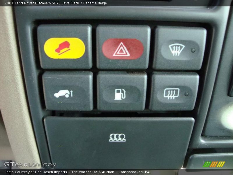 Java Black / Bahama Beige 2001 Land Rover Discovery SD7