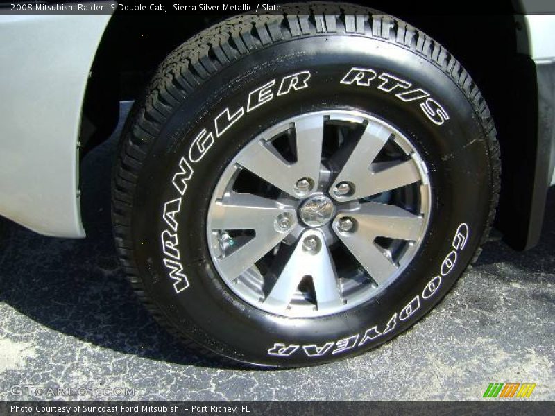 Sierra Silver Metallic / Slate 2008 Mitsubishi Raider LS Double Cab