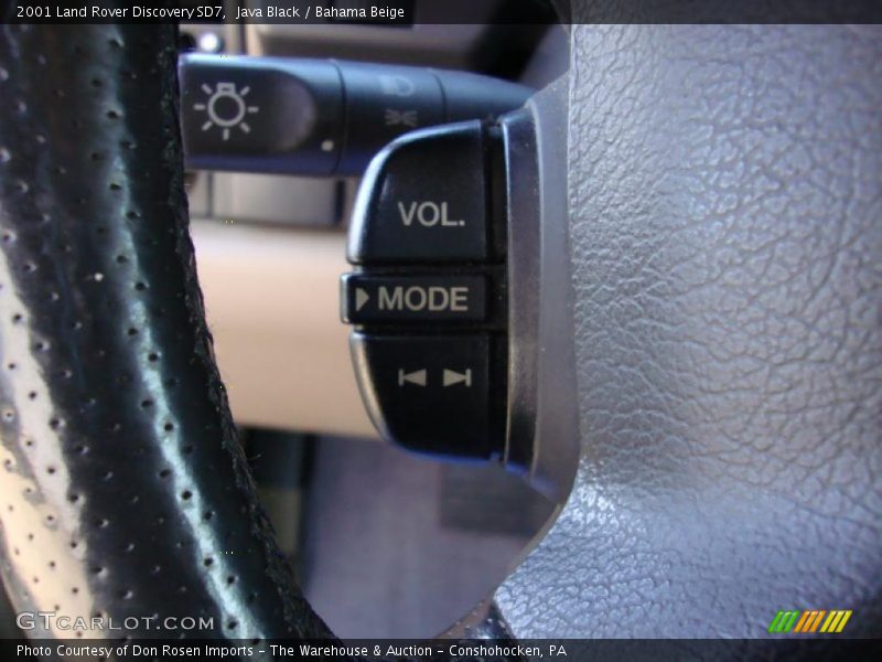 Java Black / Bahama Beige 2001 Land Rover Discovery SD7