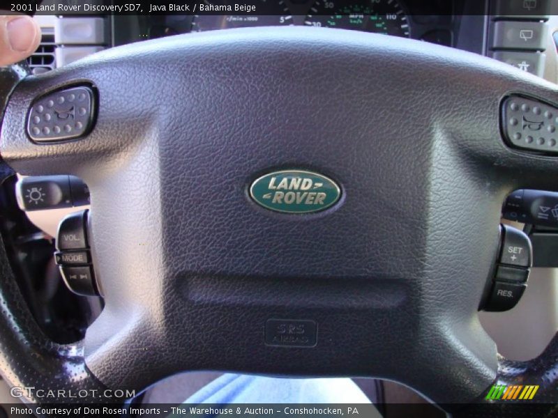Java Black / Bahama Beige 2001 Land Rover Discovery SD7
