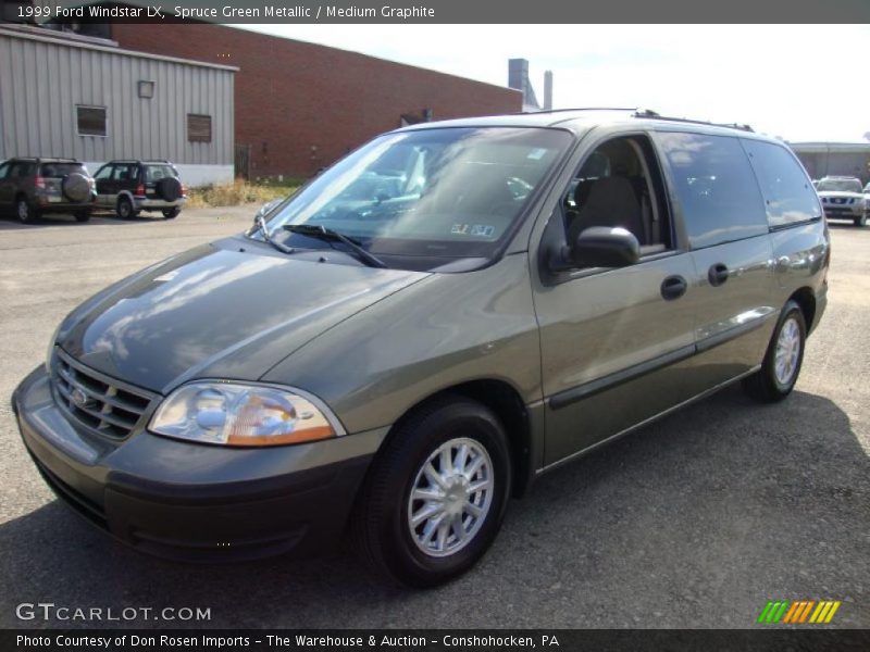 Spruce Green Metallic / Medium Graphite 1999 Ford Windstar LX