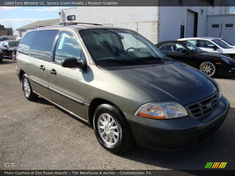 Spruce Green Metallic / Medium Graphite 1999 Ford Windstar LX