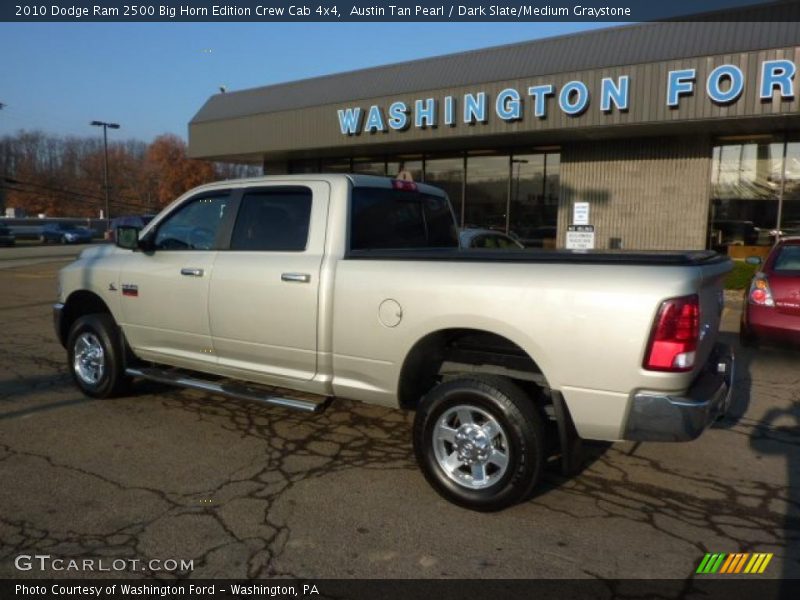 Austin Tan Pearl / Dark Slate/Medium Graystone 2010 Dodge Ram 2500 Big Horn Edition Crew Cab 4x4
