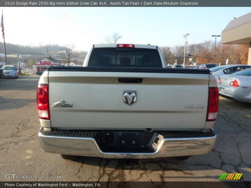 Austin Tan Pearl / Dark Slate/Medium Graystone 2010 Dodge Ram 2500 Big Horn Edition Crew Cab 4x4