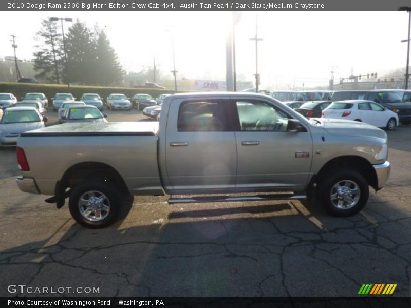 Austin Tan Pearl / Dark Slate/Medium Graystone 2010 Dodge Ram 2500 Big Horn Edition Crew Cab 4x4