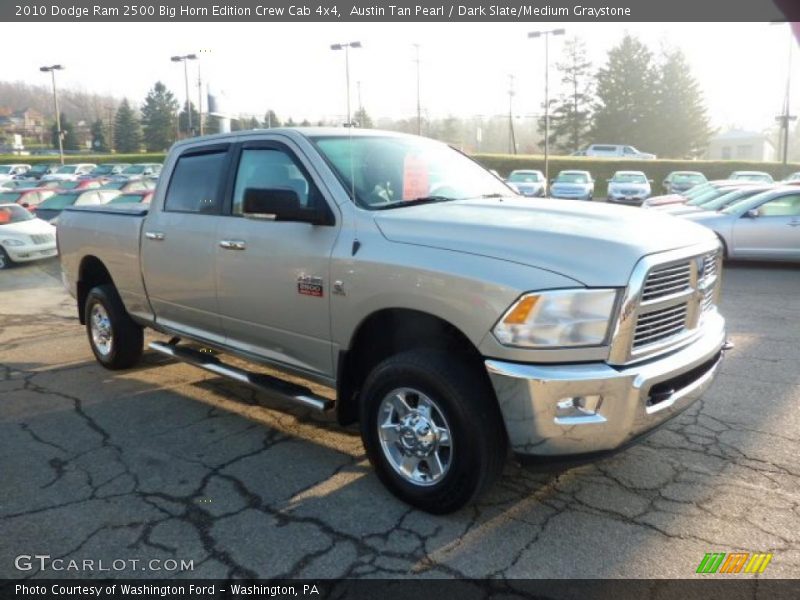 Austin Tan Pearl / Dark Slate/Medium Graystone 2010 Dodge Ram 2500 Big Horn Edition Crew Cab 4x4
