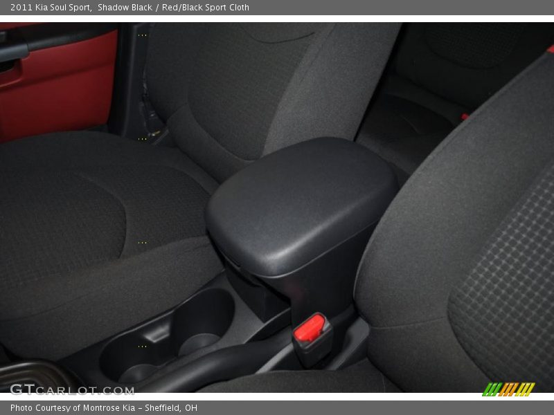 Shadow Black / Red/Black Sport Cloth 2011 Kia Soul Sport