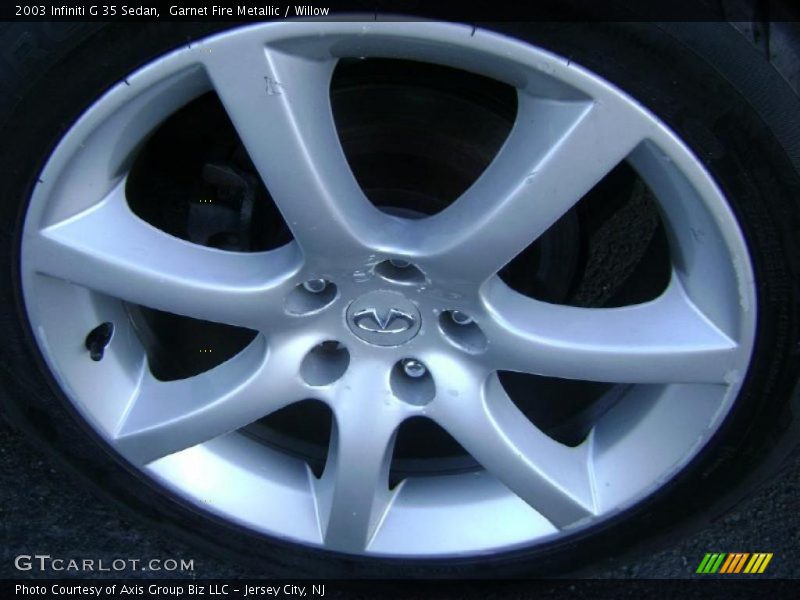 Garnet Fire Metallic / Willow 2003 Infiniti G 35 Sedan