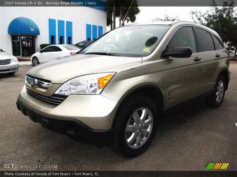 Borrego Beige Metallic / Ivory 2007 Honda CR-V EX
