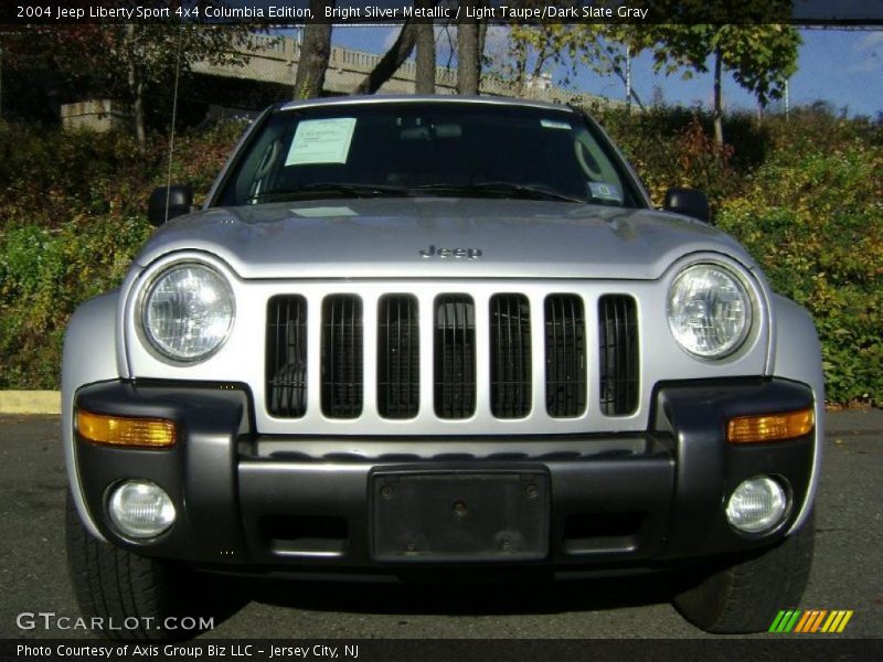 Bright Silver Metallic / Light Taupe/Dark Slate Gray 2004 Jeep Liberty Sport 4x4 Columbia Edition