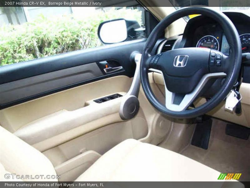 Borrego Beige Metallic / Ivory 2007 Honda CR-V EX