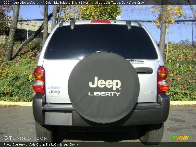 Bright Silver Metallic / Light Taupe/Dark Slate Gray 2004 Jeep Liberty Sport 4x4 Columbia Edition