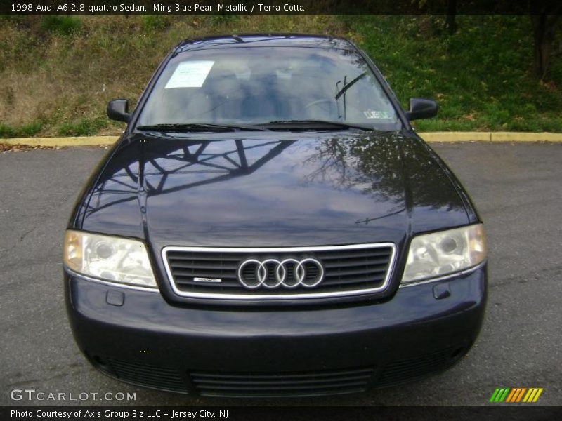 Ming Blue Pearl Metallic / Terra Cotta 1998 Audi A6 2.8 quattro Sedan