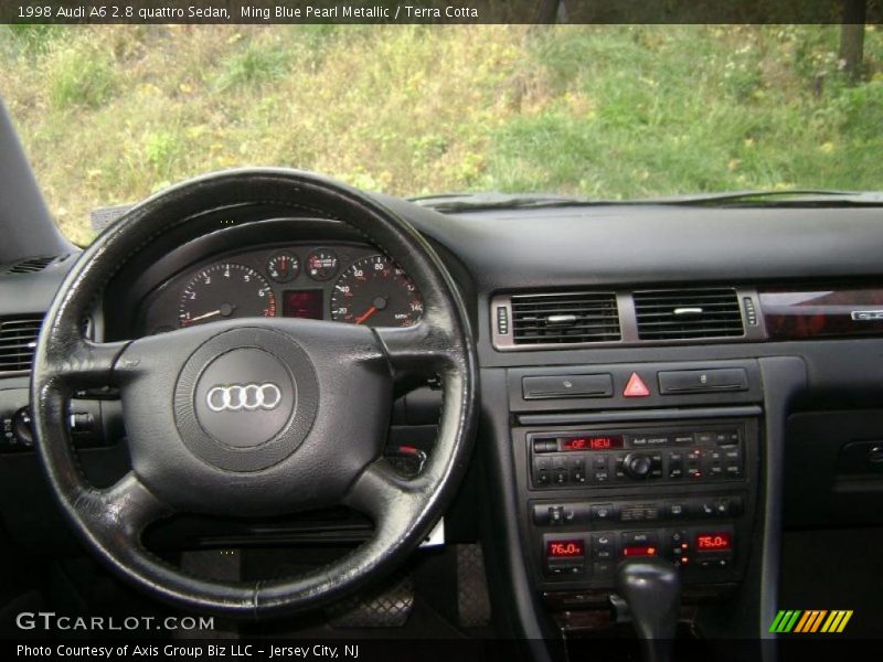 Ming Blue Pearl Metallic / Terra Cotta 1998 Audi A6 2.8 quattro Sedan