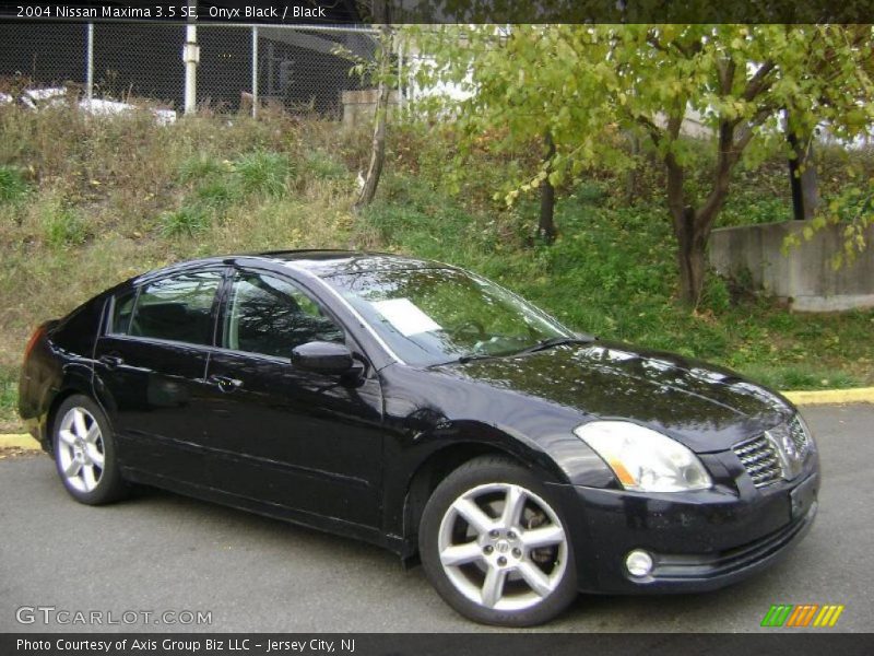 Onyx Black / Black 2004 Nissan Maxima 3.5 SE