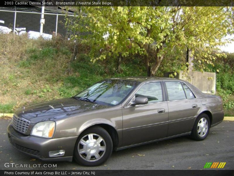 Bronzemist / Neutral Shale Beige 2003 Cadillac DeVille Sedan