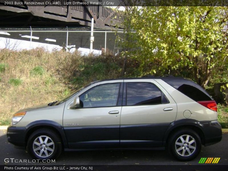 Light Driftwood Metallic / Gray 2003 Buick Rendezvous CXL AWD