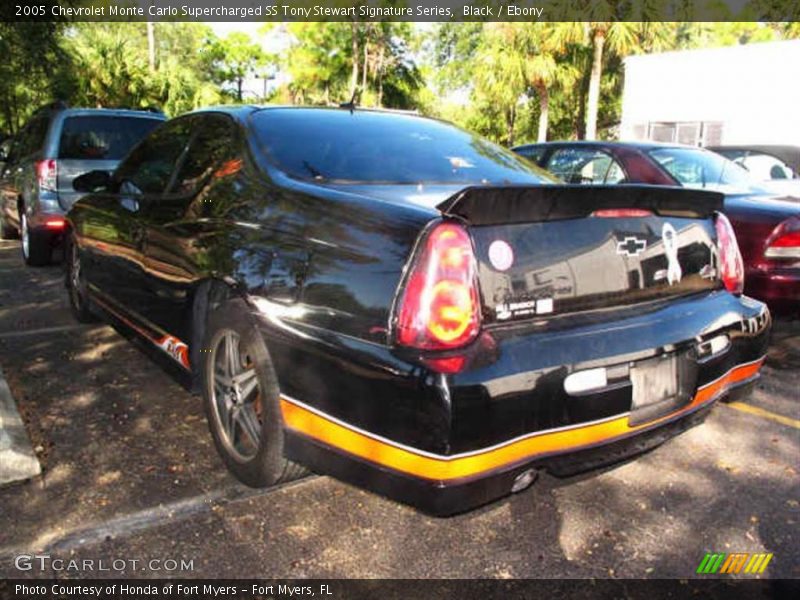 Black / Ebony 2005 Chevrolet Monte Carlo Supercharged SS Tony Stewart Signature Series