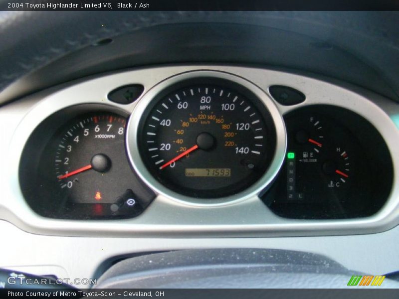 Black / Ash 2004 Toyota Highlander Limited V6