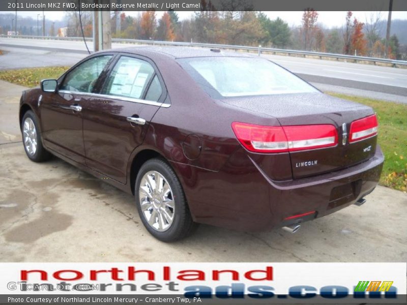 Bordeaux Reserve Metallic / Light Camel 2011 Lincoln MKZ FWD
