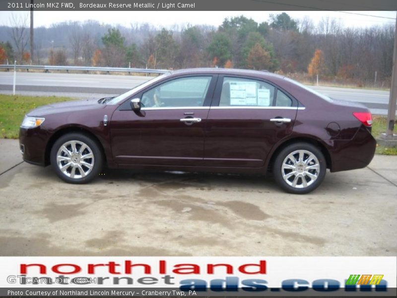 Bordeaux Reserve Metallic / Light Camel 2011 Lincoln MKZ FWD