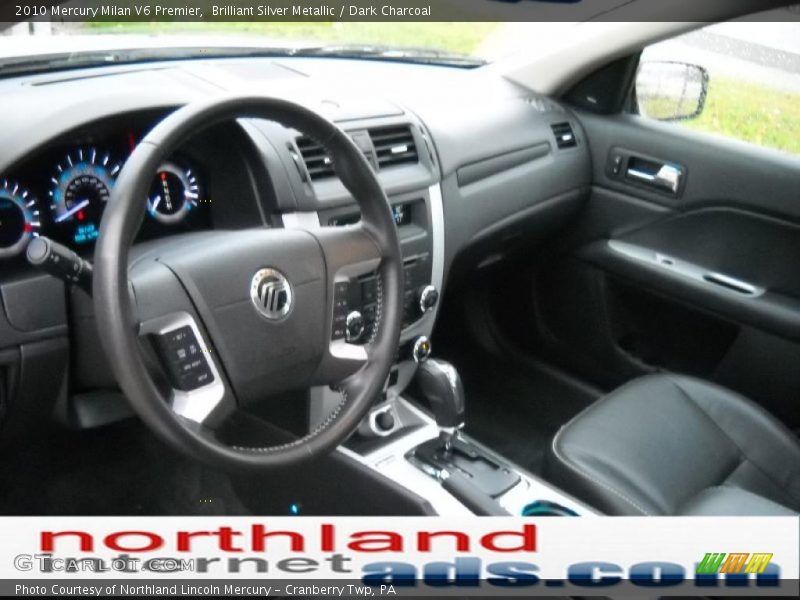 Brilliant Silver Metallic / Dark Charcoal 2010 Mercury Milan V6 Premier