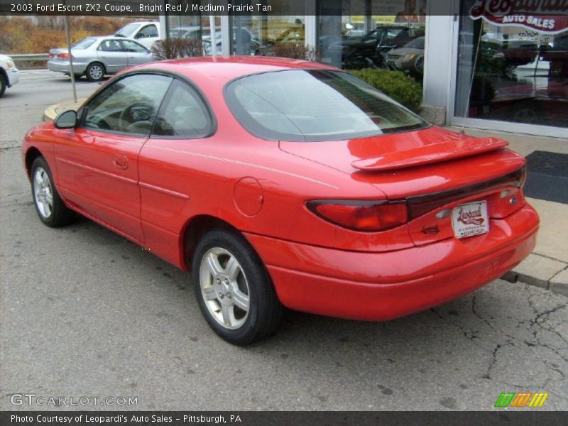  2003 Escort ZX2 Coupe Bright Red